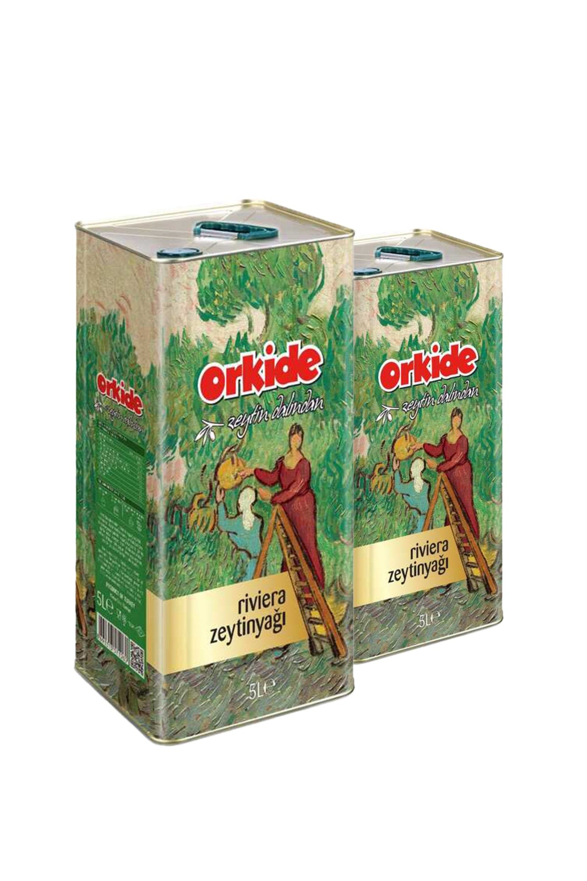 Riviera Zeytinyağı Teneke 5 Lt X 2