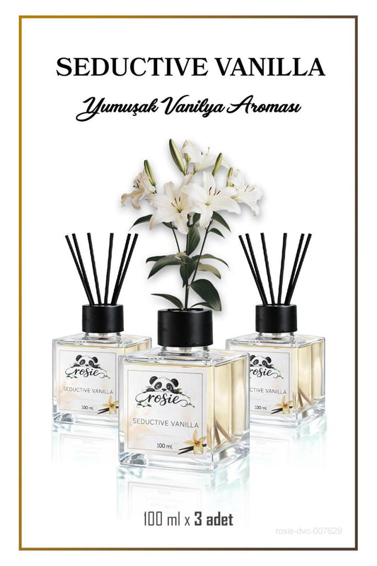 3'lü Seductive Vanilla Çubuklu Oda Kokusu 100 ml