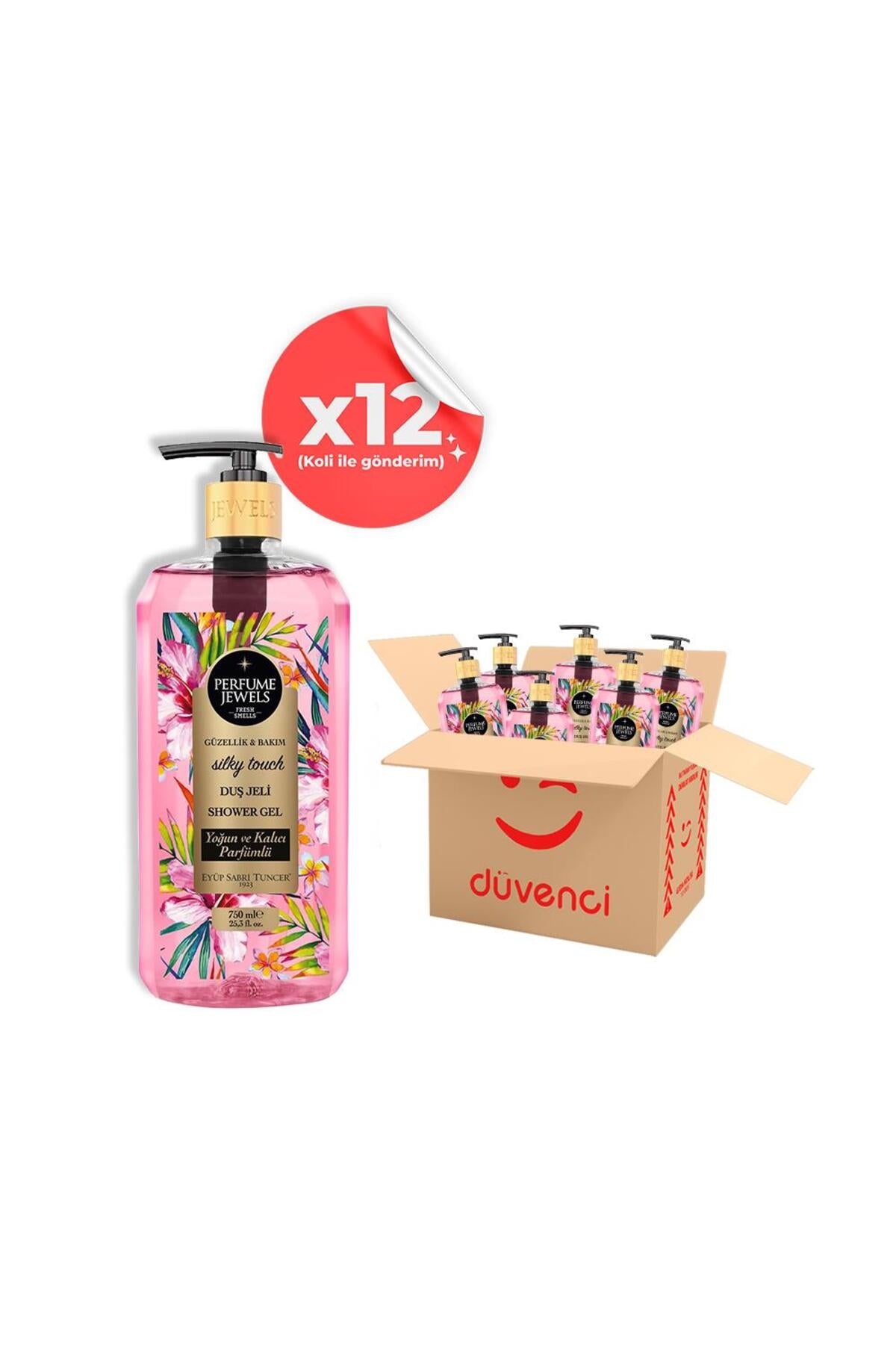 Silky Touch Duş Jeli 750 ml x 12