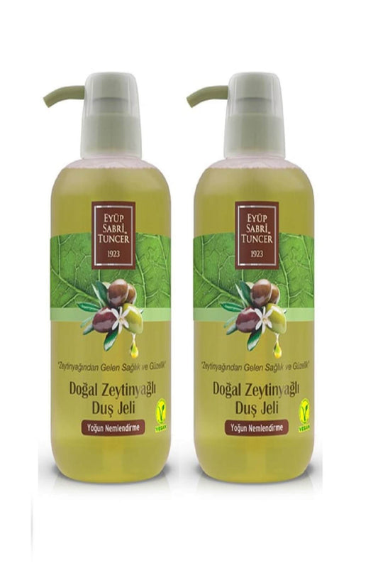 Doğal Zeytinyağlı Duş Jeli 600 ml X 2 Adet
