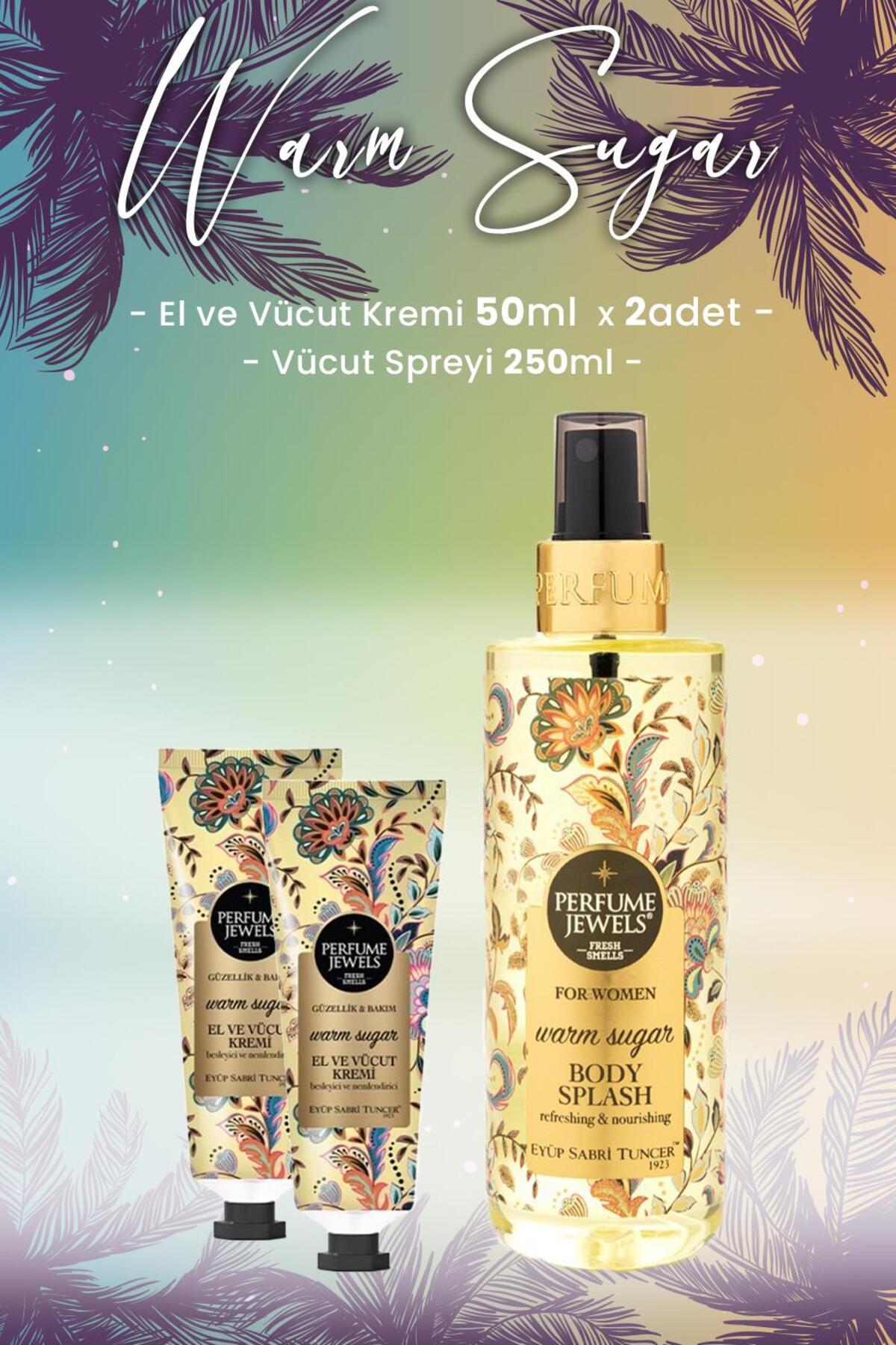 Warm Sugar Vücut Spreyi 250 ml ve Krem 50 ml x 2 Adet