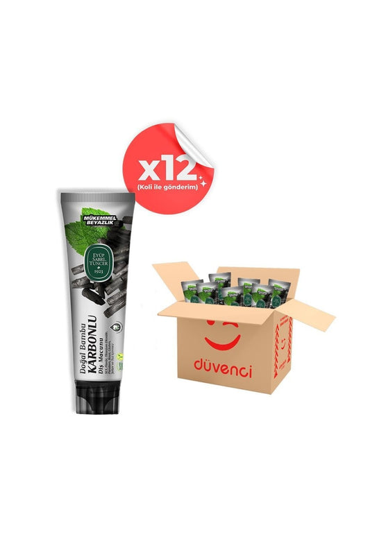 Doğal Bambu Aktif Karbonlu Diş Macunu 75 Ml X 12
