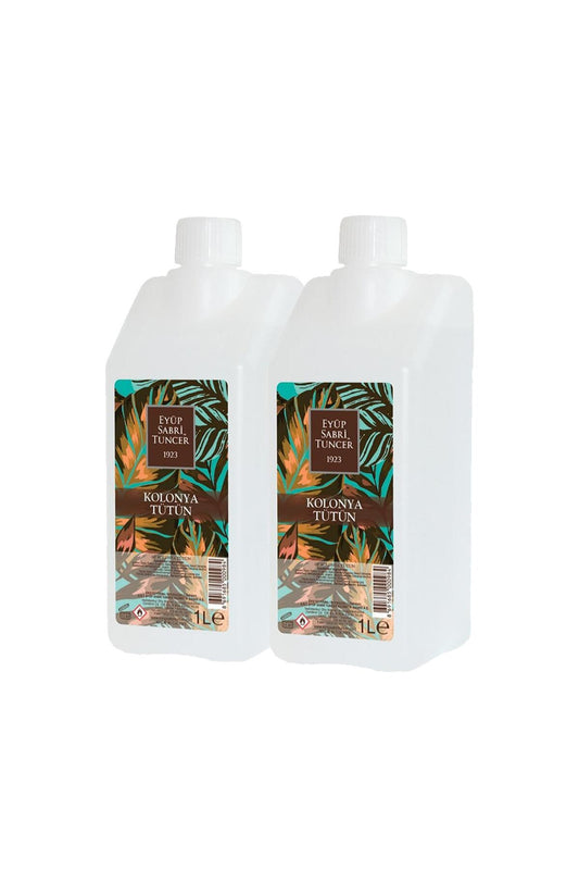 Tütün Kolonyası Yedek Şişe 1 Litre x 2 Adet