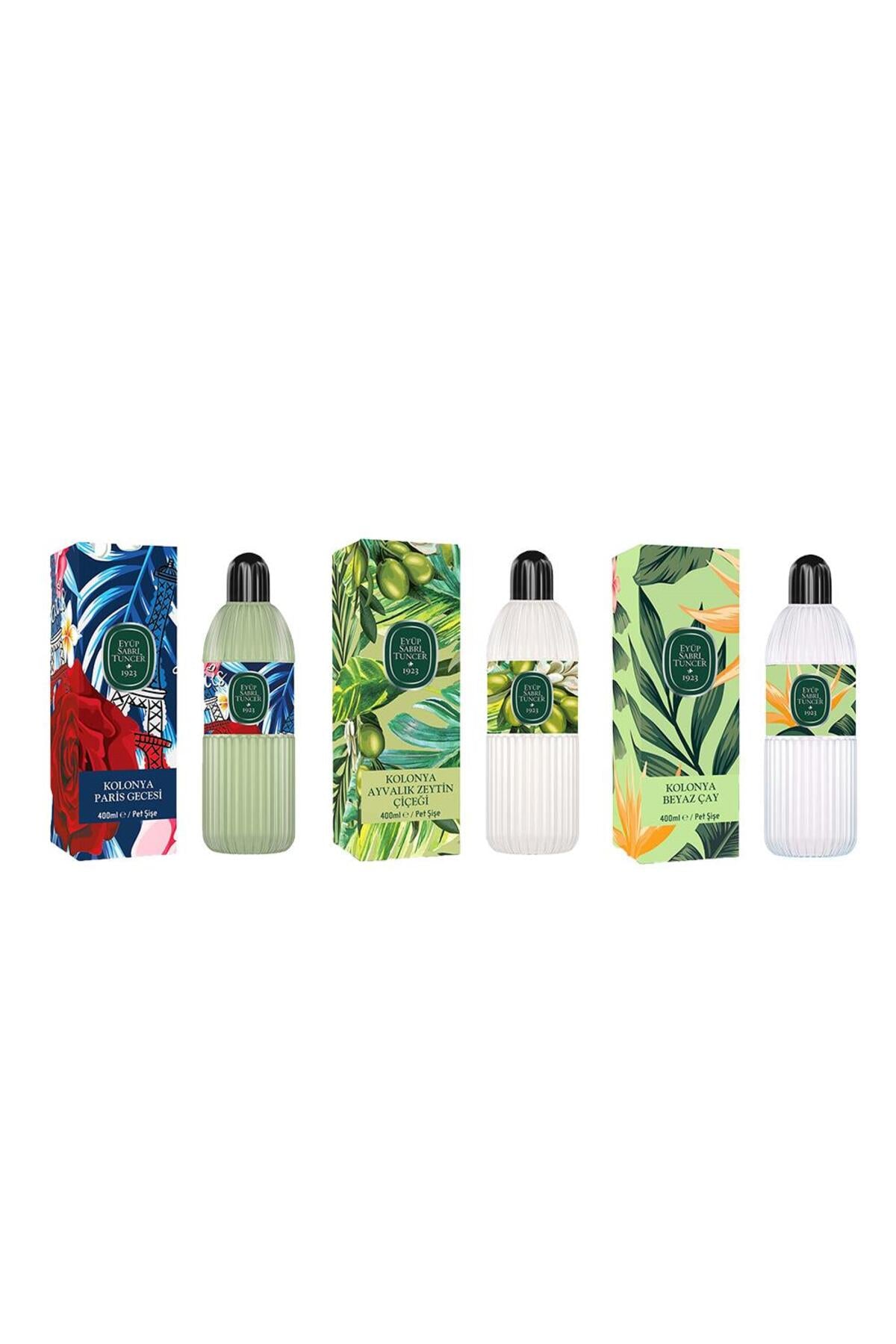 Kolonya Paris Gecesi, Ayvalık Zeytin Çiçeği ve Beyaz Çay Pet Şişe 400 ML