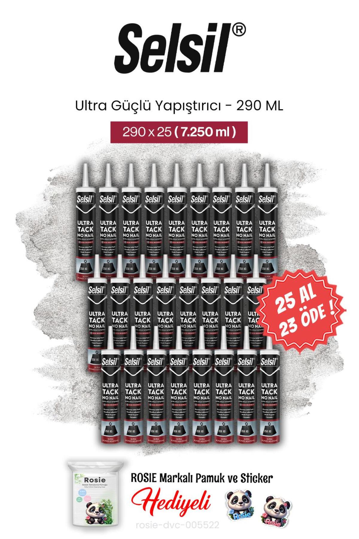 290 ml 25 AL 23 ÖDE Ultra Güçlü Yapıştırıcı, ve rosie pamuk