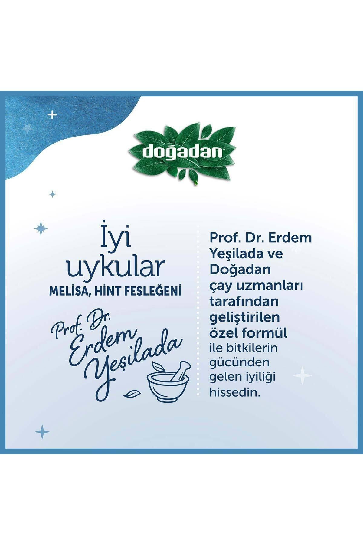 Iyi Uykular Çayı Melisa Hint Fesleğeni Bardak Poşet 18'li X3 Adet