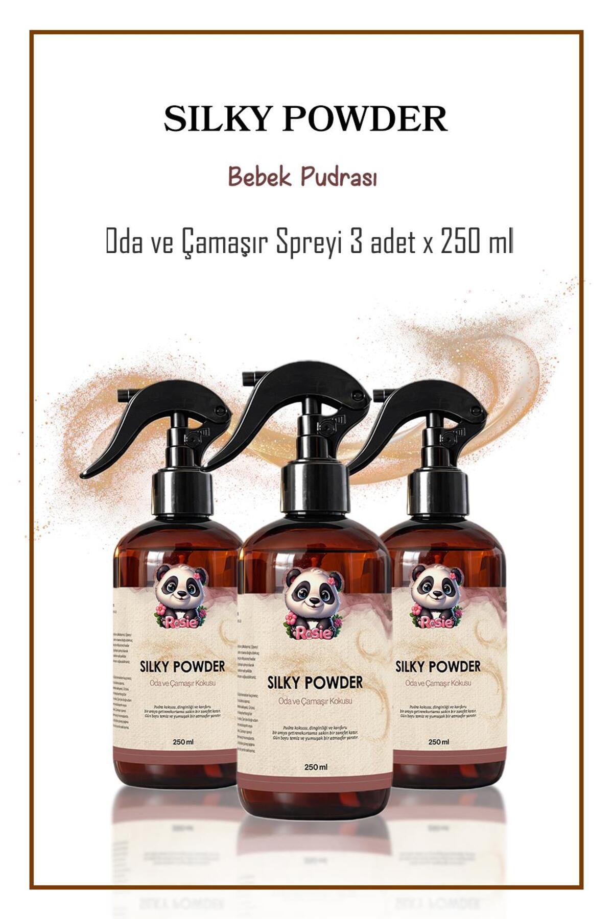 3 adet Silky Powder Oda ve Çamaşır Spreyi 250 ml