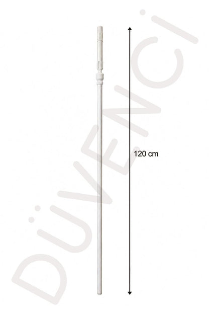 Eğim Verilen Çelik Şemsiye Borusu, Üst Boru 120 CM (Plaj Şemsiyesiyle uyumlu)