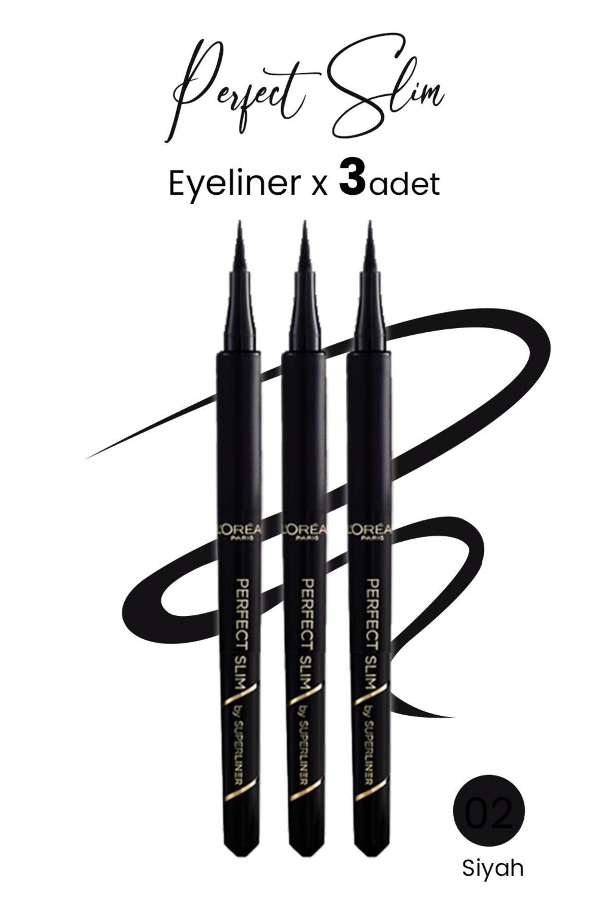 Perfect Slim Eyeliner Siyah X 3 Adet