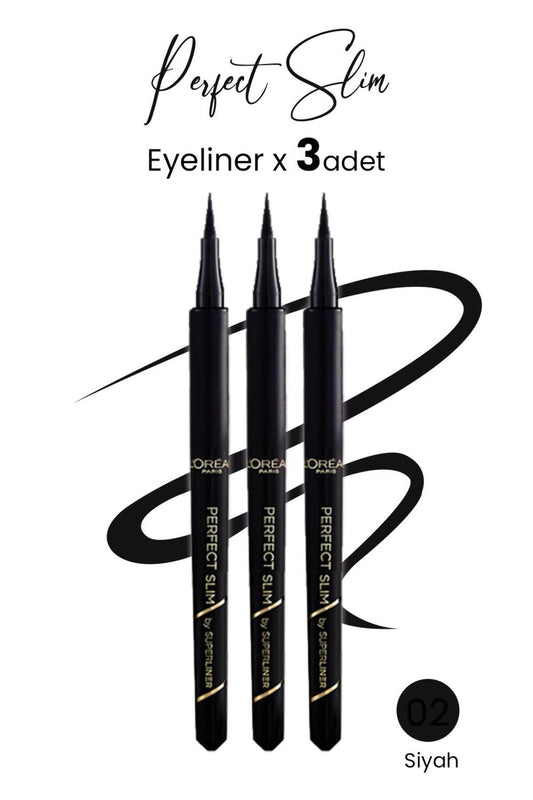 Perfect Slim Eyeliner Siyah X 3 Adet