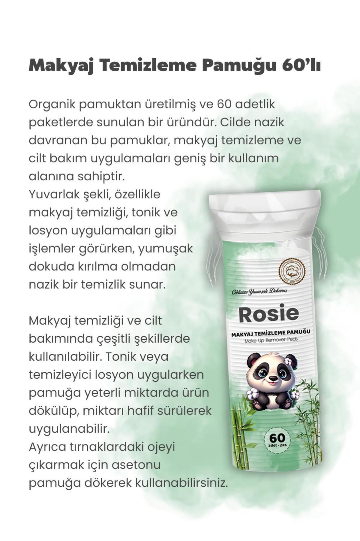Katı Sabun 4 x 150 gr Leylak ve Gül, Rosie Pamuk
