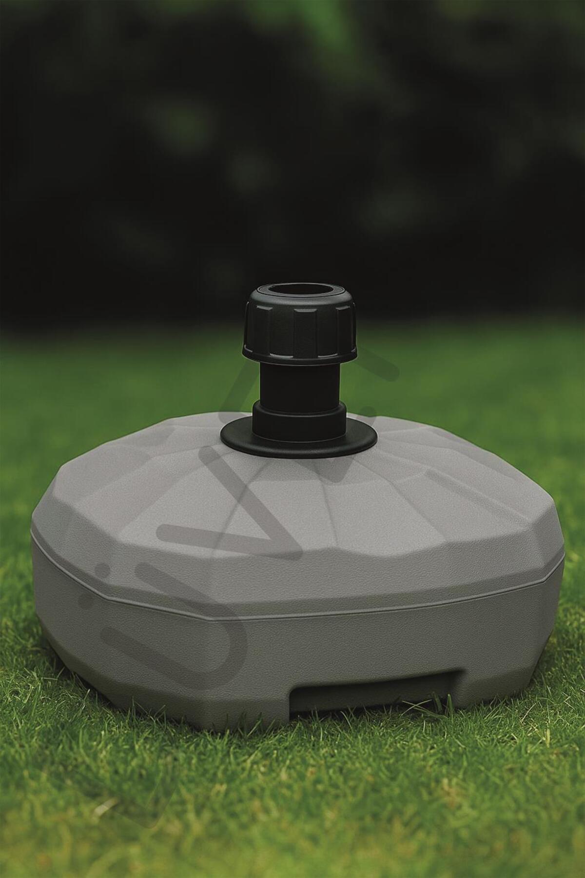 Plastik Gri Şemsiye Bidonu 42 Litre