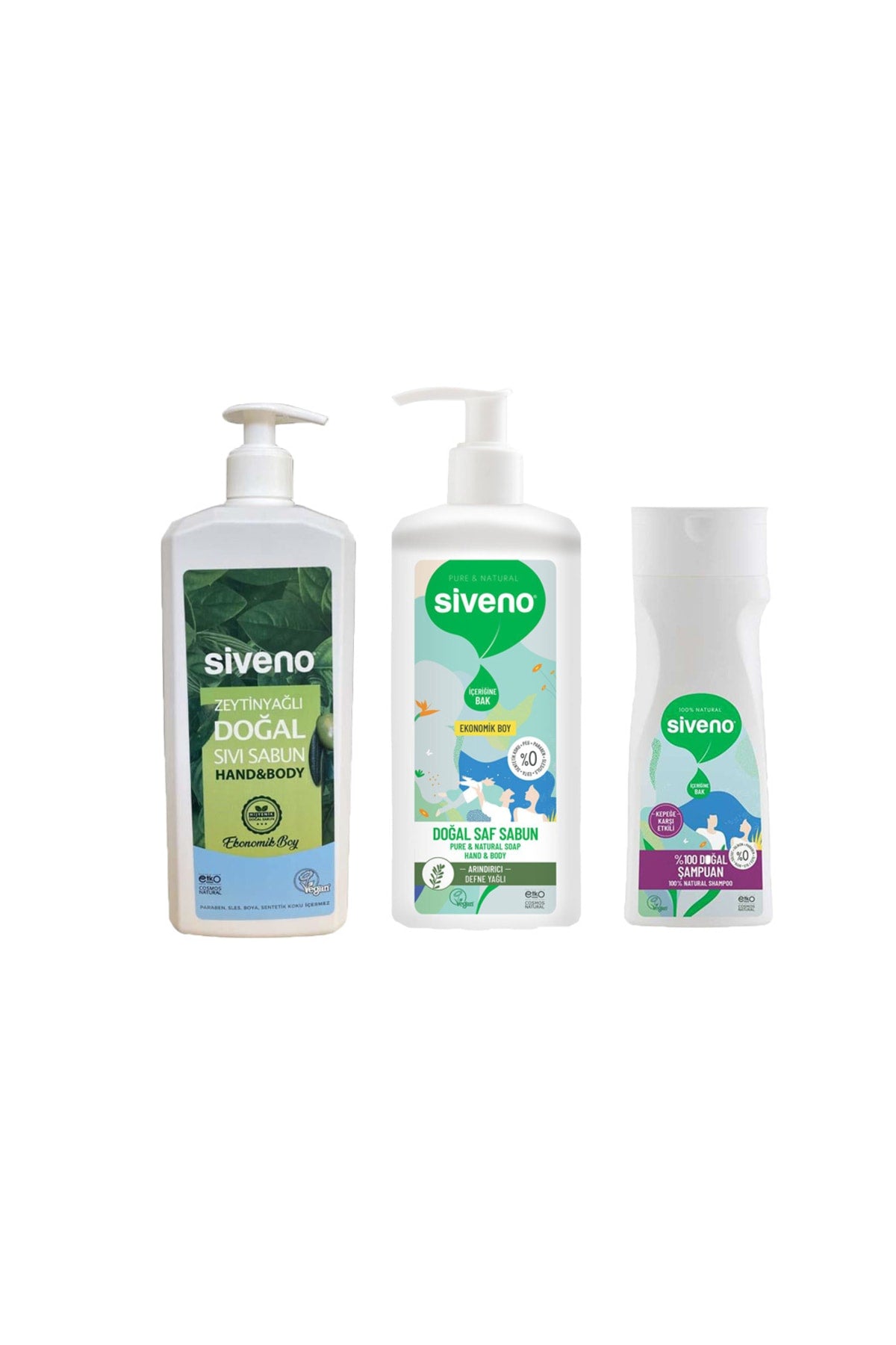 Kepek Şampuanı 300 Ml, Sıvı Sabun Zeytinyağlı Ve Defne Yağlı 1 Lt
