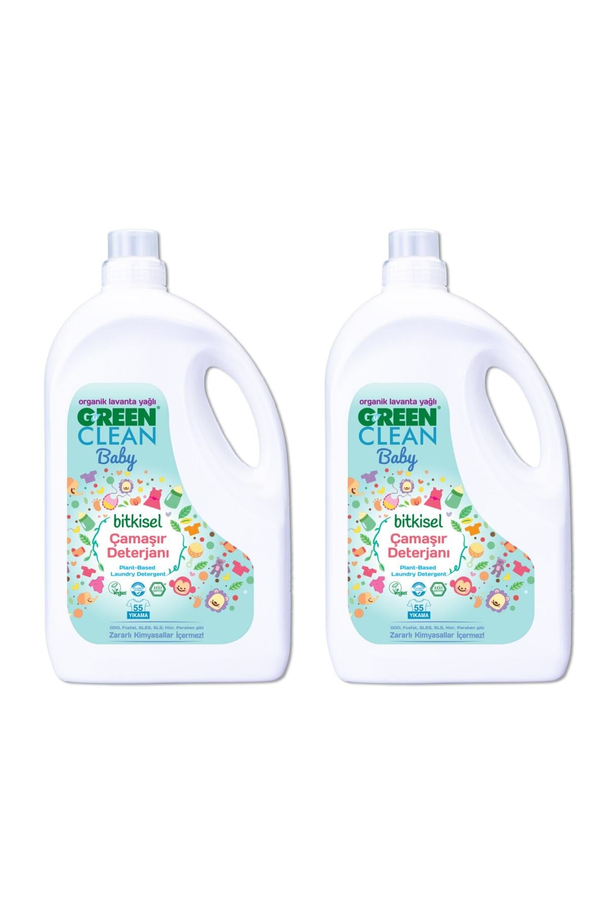 Organik Lavanta Yağlı Baby Bitkisel Sıvı Çamaşır Deterjanı 2,75l 2'li