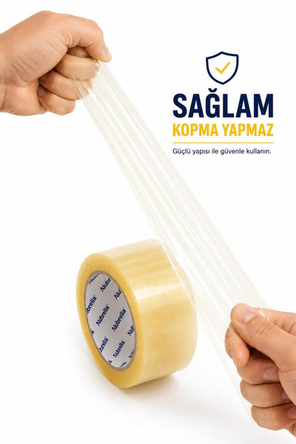 Premium Koli Bandı 6 Adet, 45 mm x 100 mt