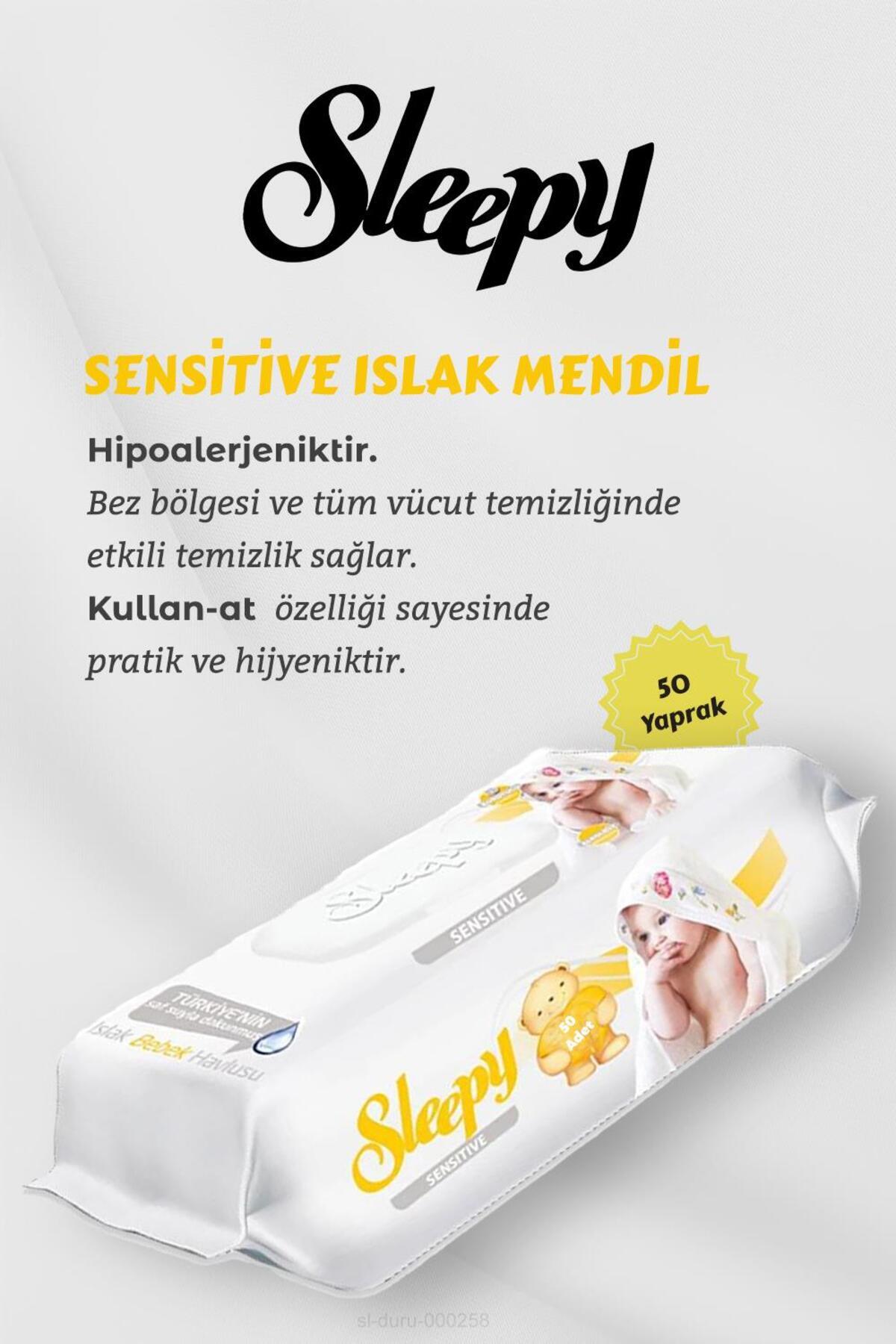 150 Adet Sensitive Islak Mendil, Orkide Oda Kokusu Hediyeli