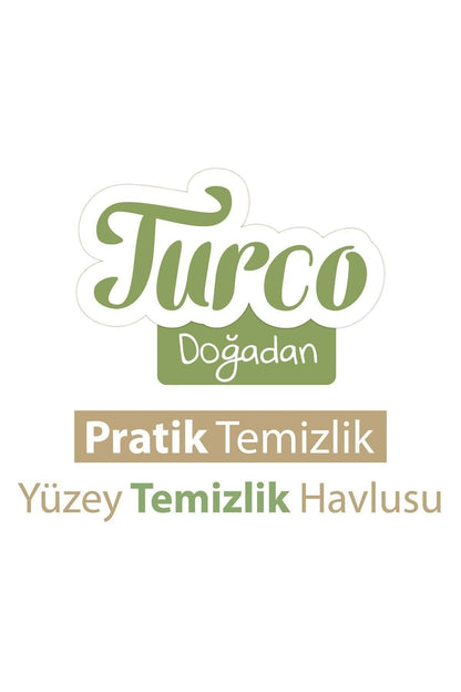 Turco Doğadan Pratik Yüzey Temizlik Havlusu 100 Yaprak Yeşil Sabun/Yeşil Çam (3 Lü Set) 3