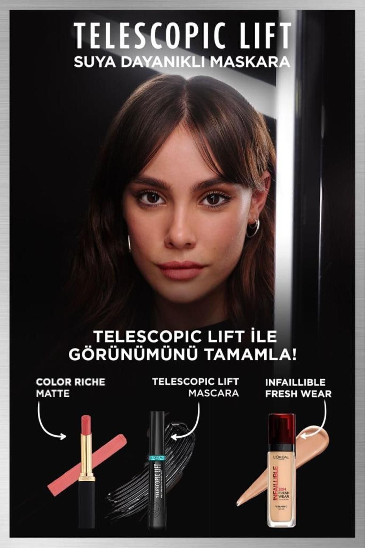 Telescopic Lift Suya Dayanıklı Maskara
