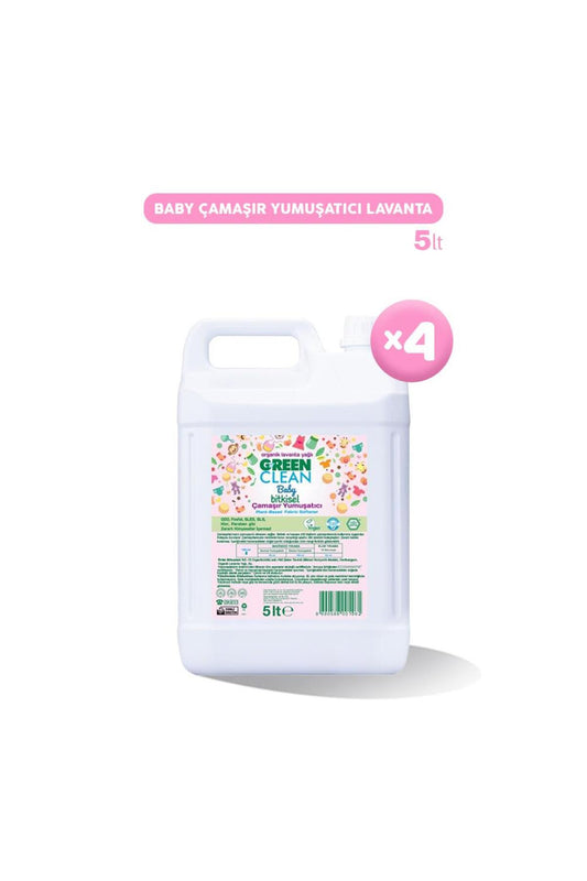 Baby Bitkisel Çamaşır Yumuşatıcı Lavanta Yağlı 5 lt x 4