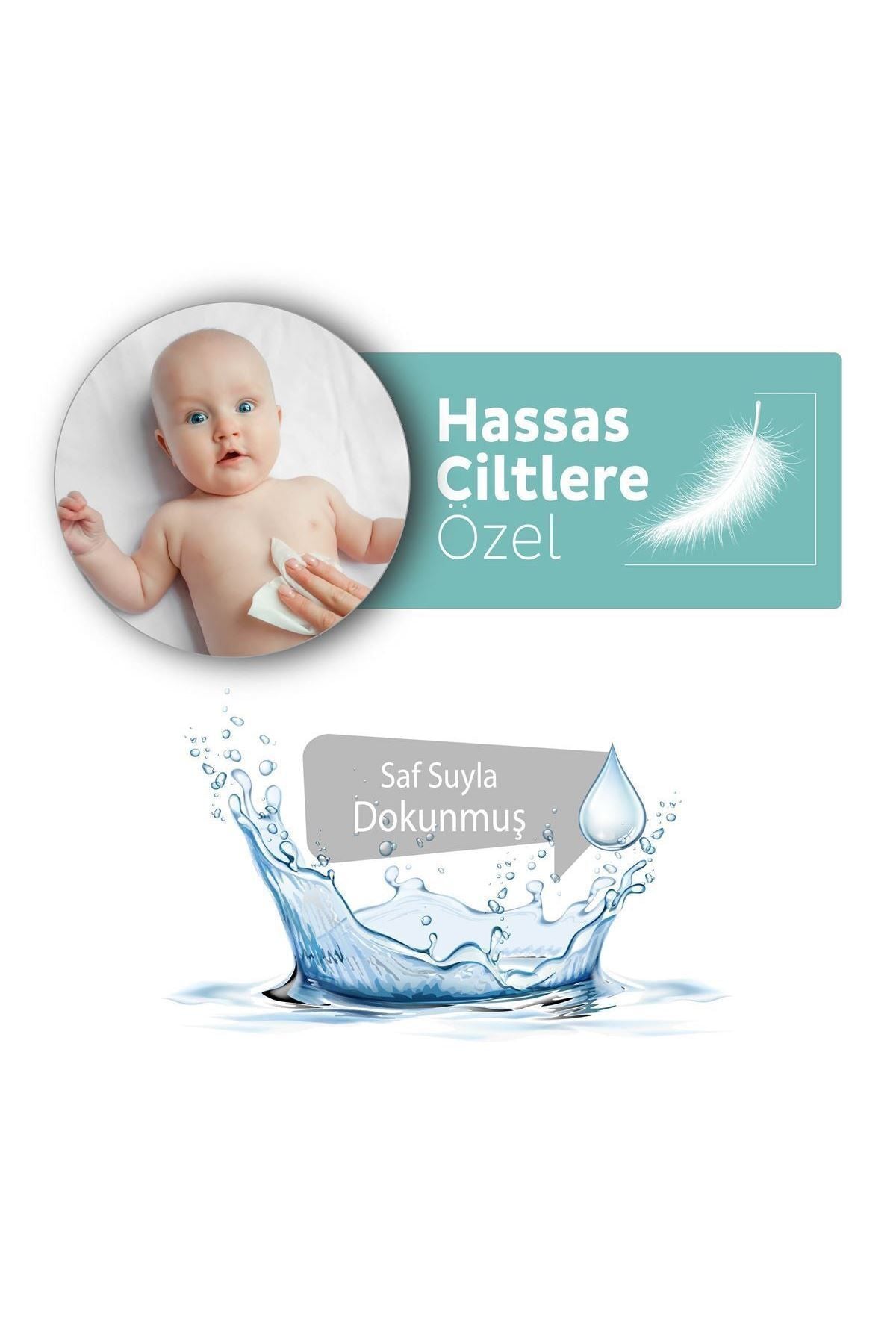Xl Beyaz Sabun Kokulu Bebek Vücut Temizleme Havlusu 12X50 (600 Yaprak)