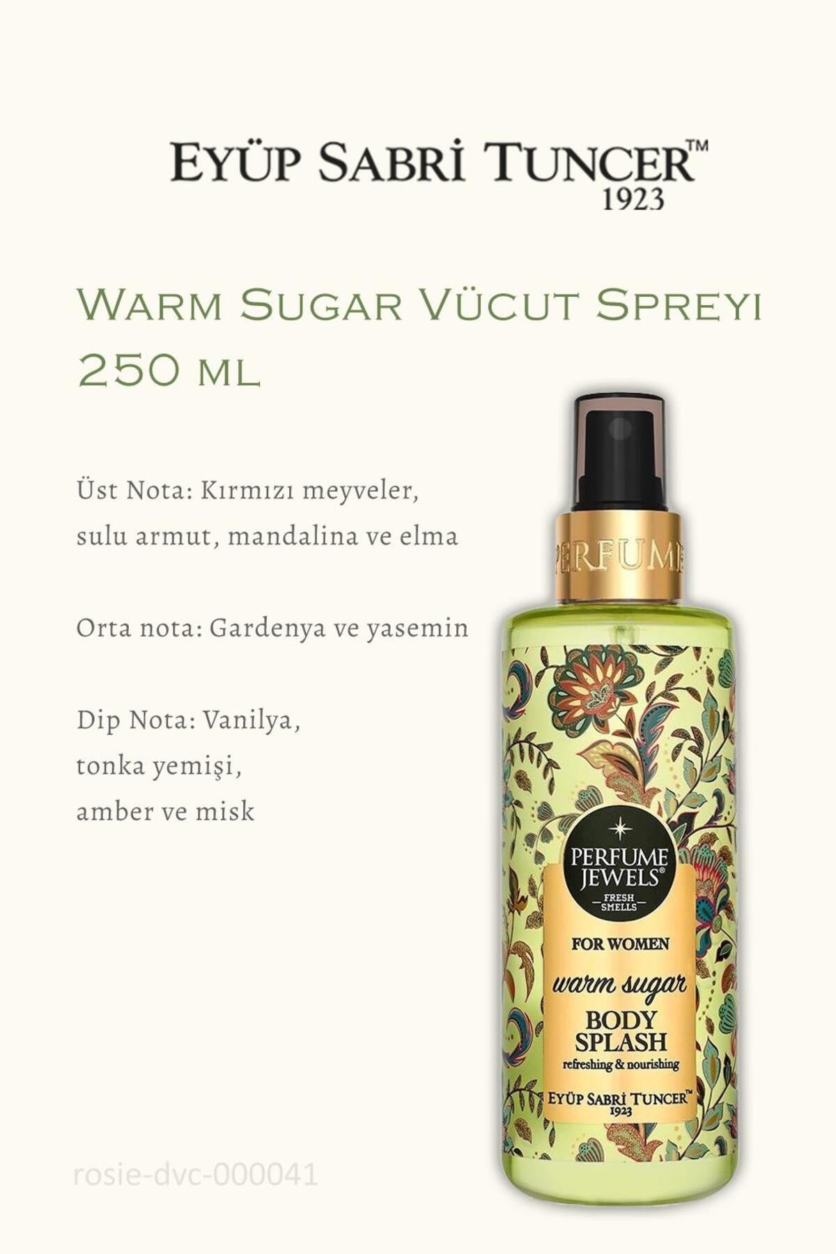 Pj Body Splash Warm Sugar 250 ml 3 Adet ve ROSIE Pamuk