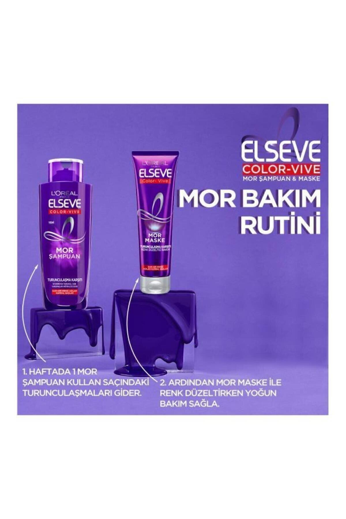 Turunculaşma Karşıtı Mor Şampuan 200ml + Saç Maskesi 150ml, Casting Sunkiss Renk Açıcı Jel 10
