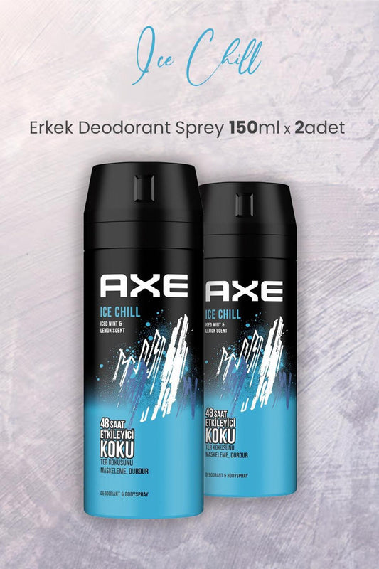 Erkek Deodorant Sprey Ice Chill ve Africa 150 ml