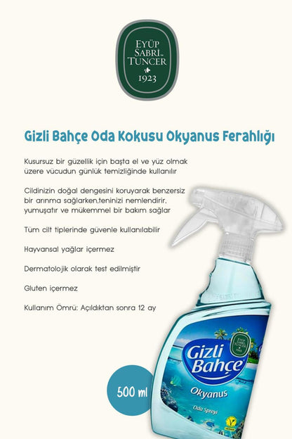 Köpük Sabun 500ml, Oda kokusu 500ml Okyanus ve Rosie Pamuk