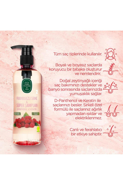 5 AL 4 ÖDE Sirke Şampuan Frambuazlı 100 ml ROSIE makyaj pamuğu