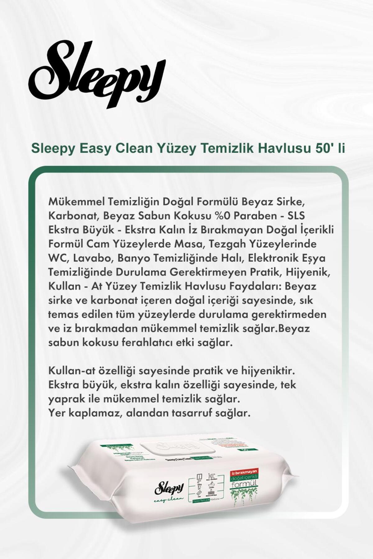 Easy Clean Yüzey Temizlik Havlusu 50' li 5 Al 4 Öde ve Rosie Pamuk