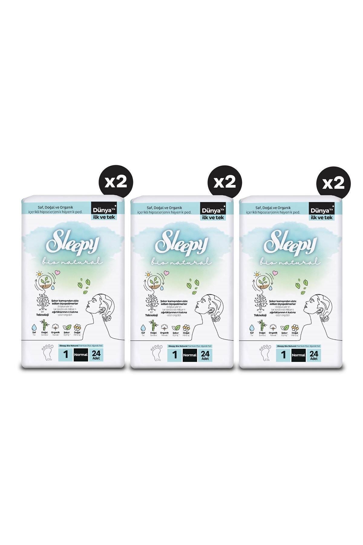 Bio Natural Premium Plus Hijyenik Ped Mega Fırsat Paketi Normal 144 Adet