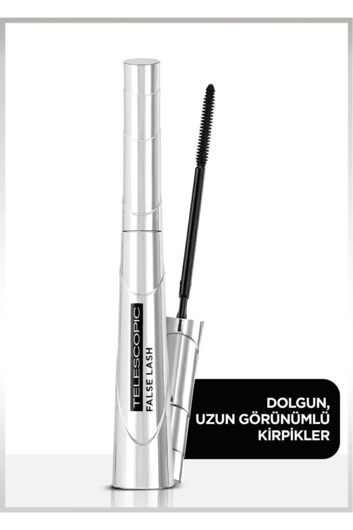 False Lash Telescopic Fiber Maskara & Revitalift Filler Göz Çevresini Aydınlatıcı Göz Serumu 20ml