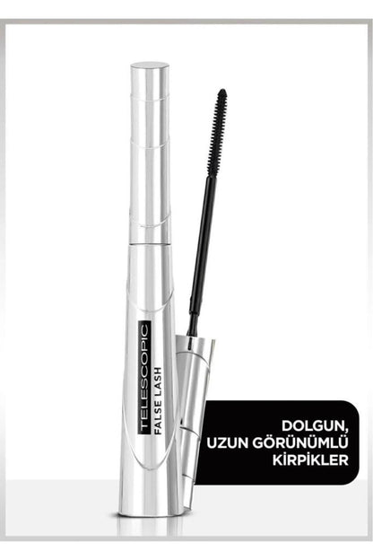 False Lash Telescopic Fiber Maskara & Revitalift Filler Göz Çevresini Aydınlatıcı Göz Serumu 20ml