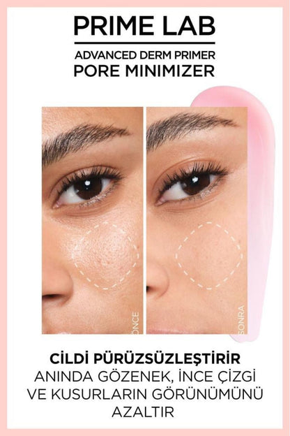 L'Oréal Paris Prime Lab Pore Minimizer Gözenek Küçültücü AHA ve BHA İçeren Primer