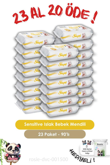 23 AL 20 ÖDE Sensitive Islak Mendil 90'lı ve ROSIE