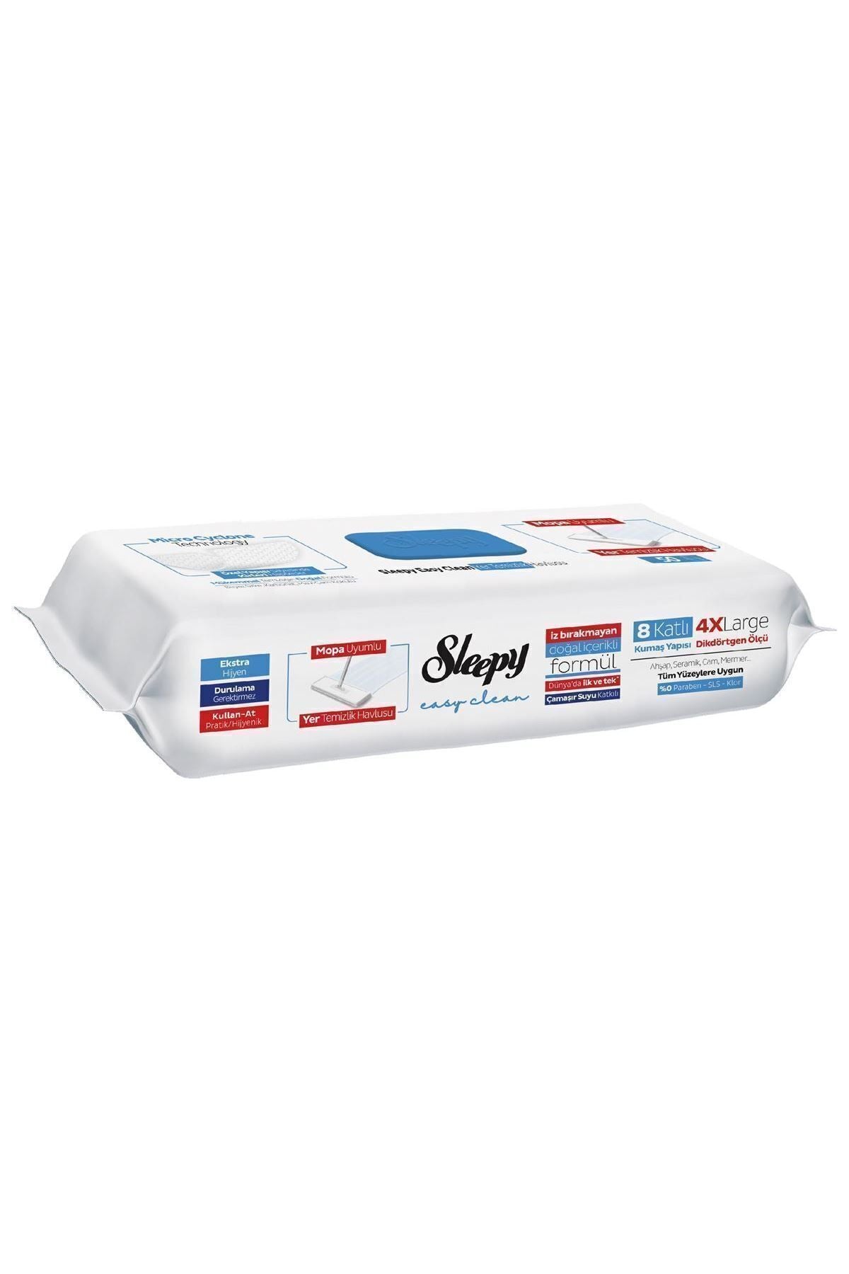 Easy Clean Mopa Uyumlu Yer Temizlik Havlusu&mendili Karma Paket 3x50 (150 YAPRAK)