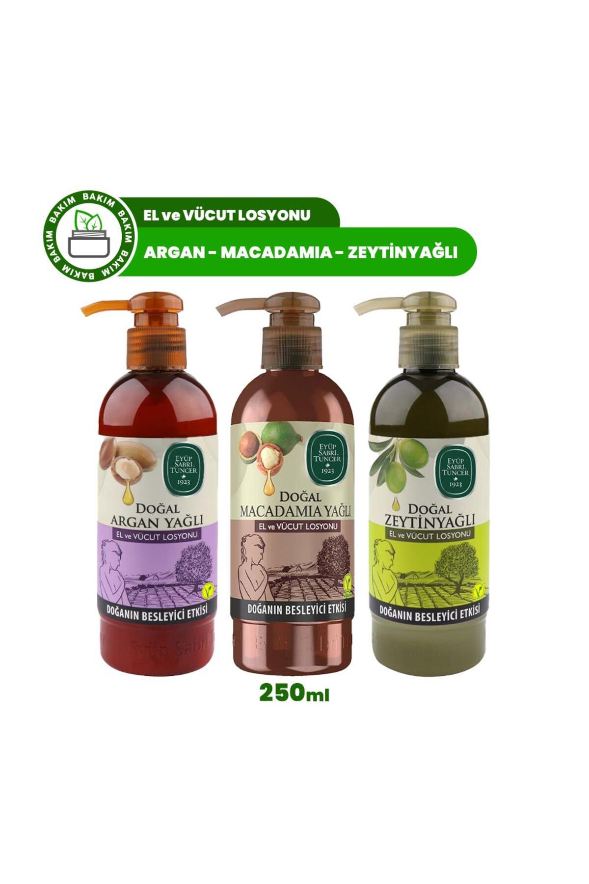 El ve Vücut Losyonu Macadamia, Argan ve Zeytinyağlı