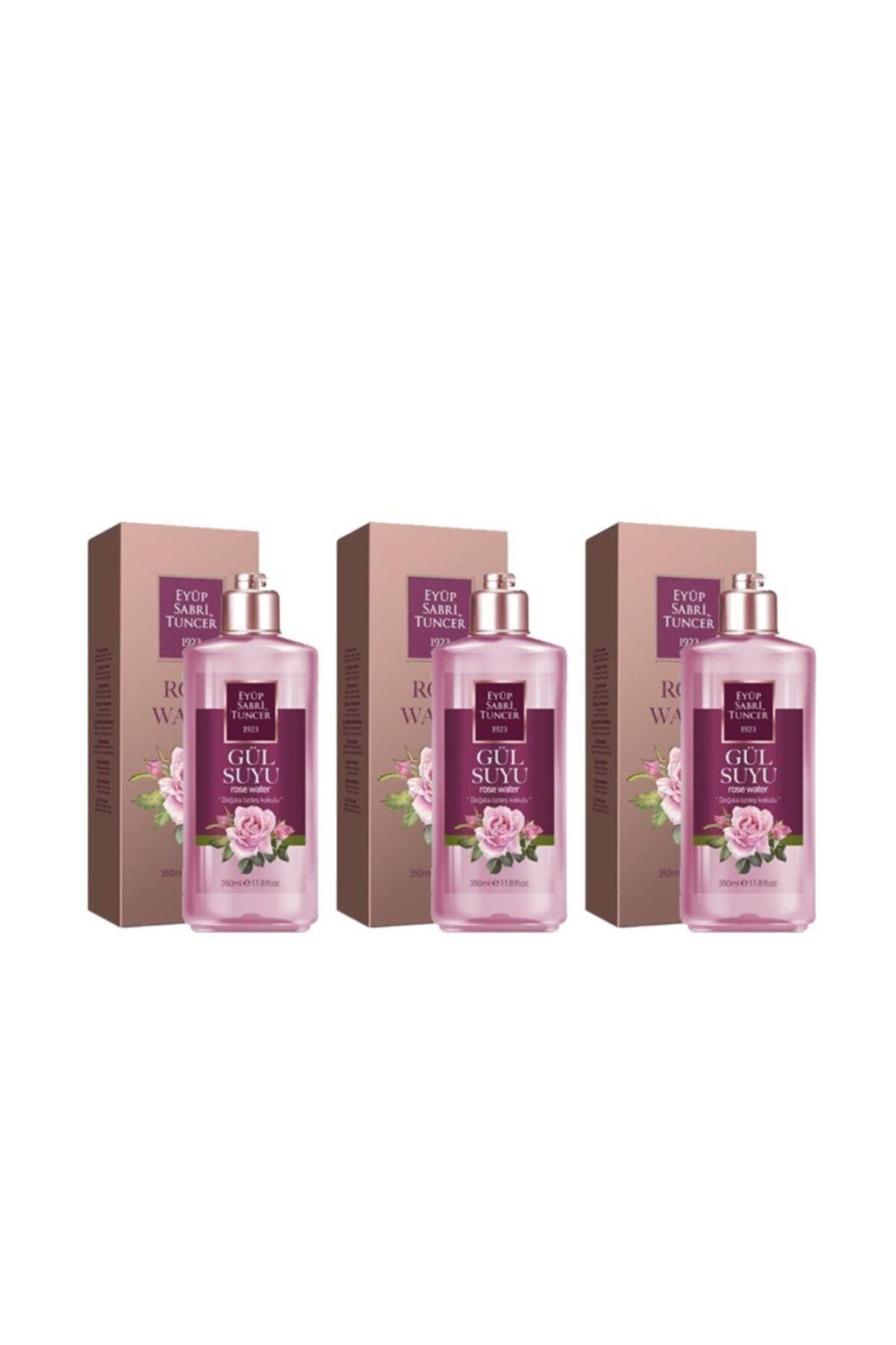 Doğal Gül Suyu 350 Ml x3 Adet