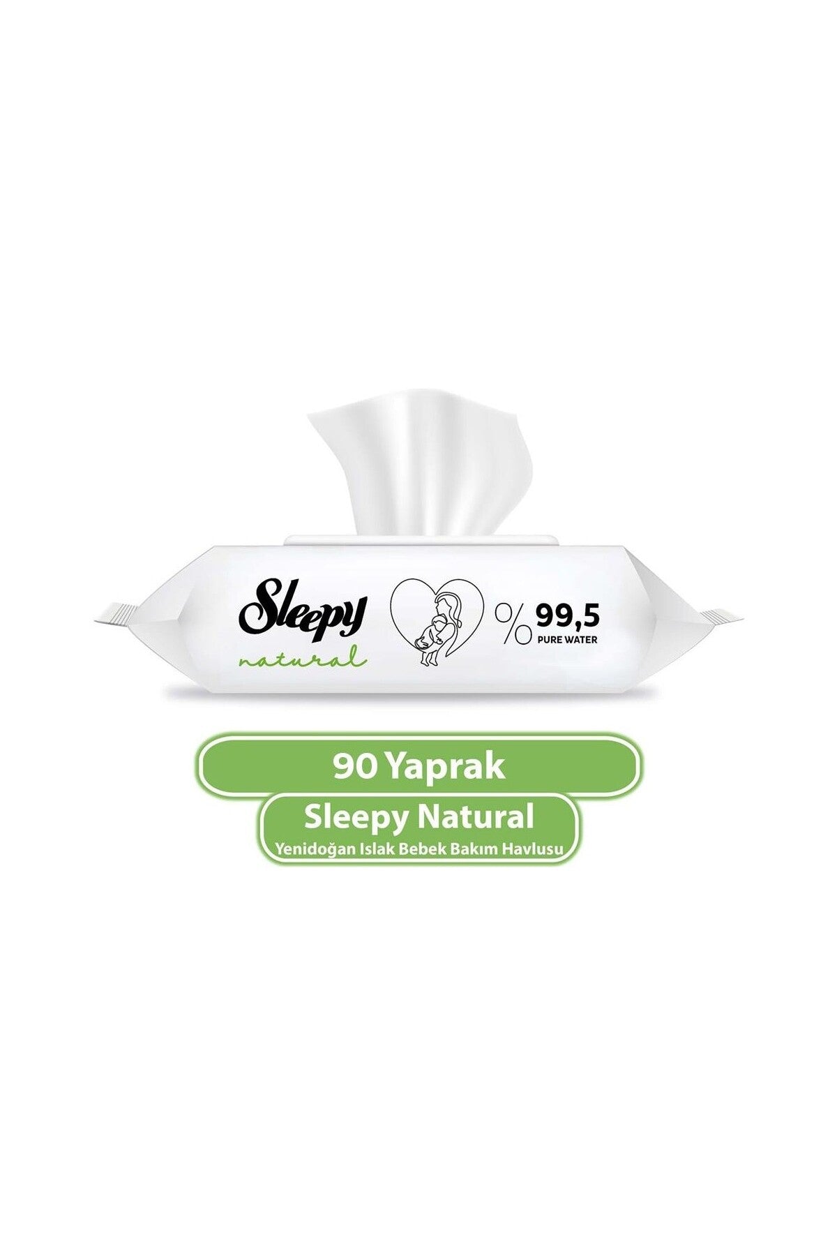 Natural Yenidoğan Islak Mendili 90 Adet