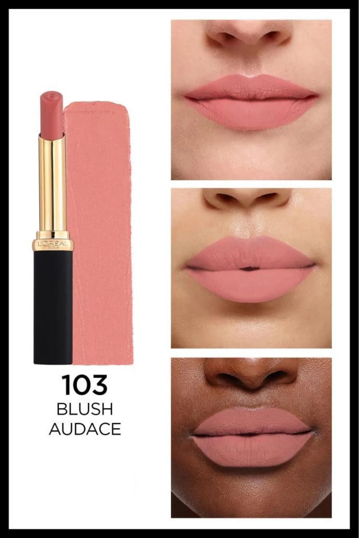 3 Adet Loreal Paris Color Riche Intense Volume Matte 103 Blush Audace ve ROSIE