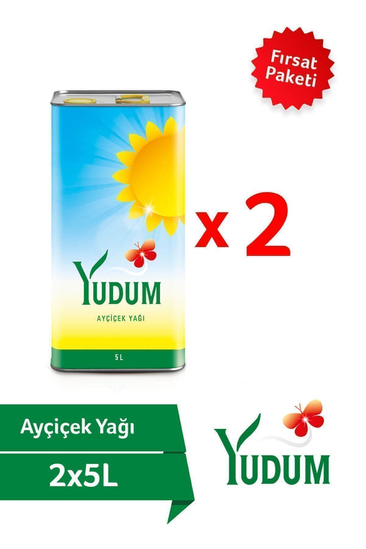 Ayçiçek Yağı Teneke 5 Lt 2'li Set