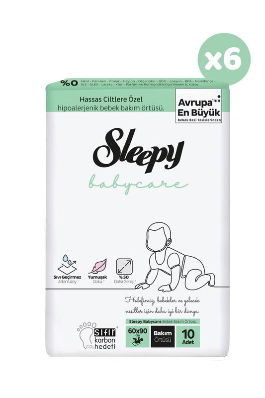 Babycare Bebek Bakım Örtüsü 10 Adet x 6