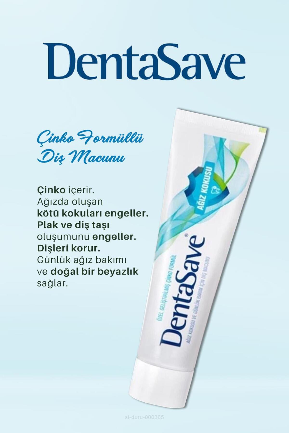 Diş Macunu 7 AL 6 ÖDE Çinko Formüllü Ağız Kokusu 75 ml ve Kulak Çubuğu