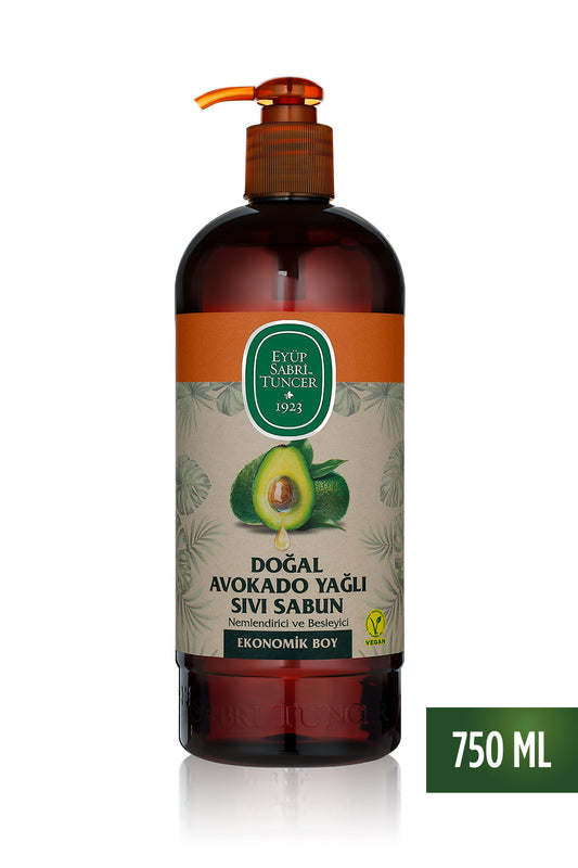 Doğal Avokado Yağlı Sıvı Sabun 750 ml