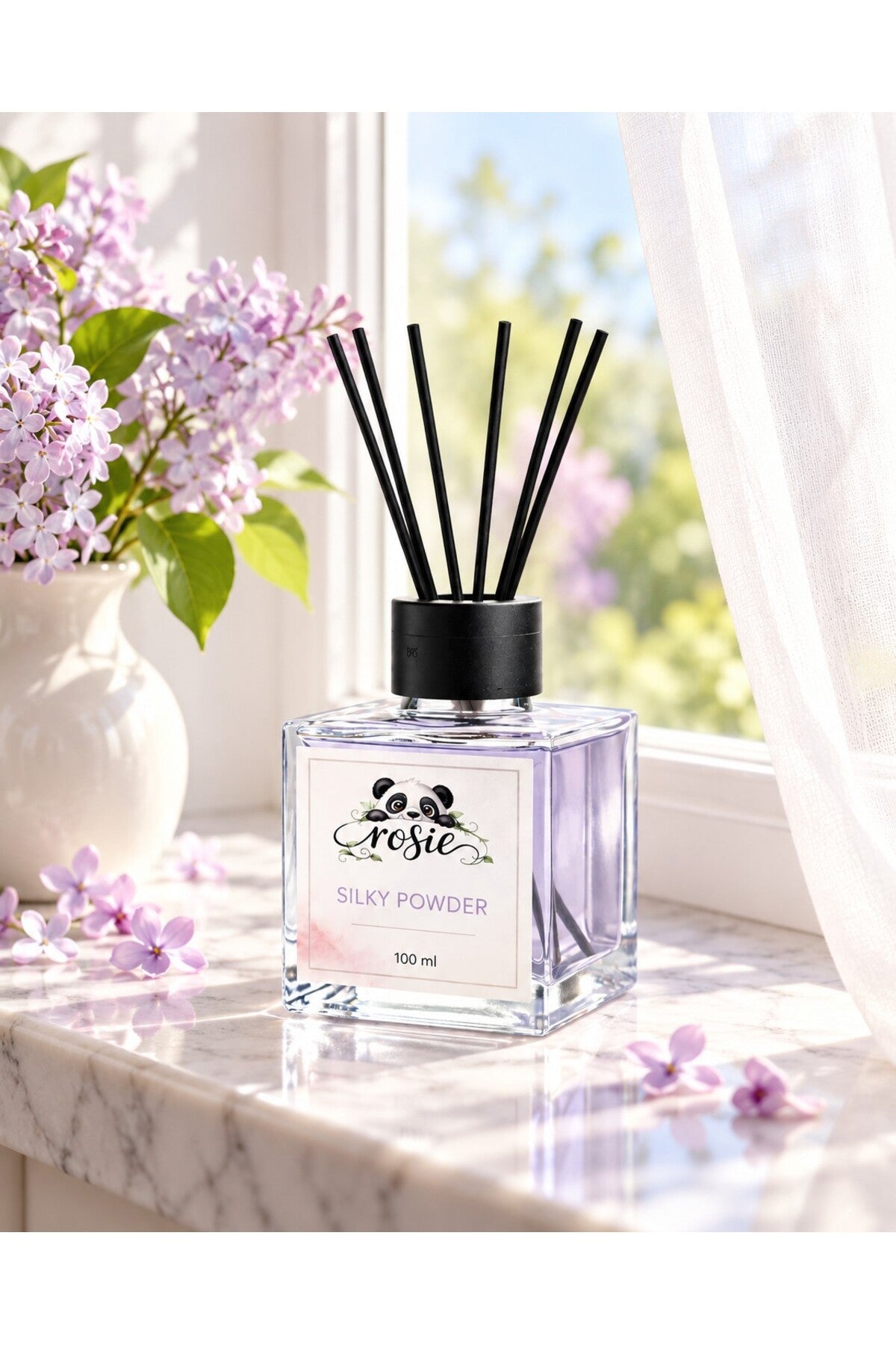 Pudra 7'li Çubuklu Oda Kokusu Seti 7 x 100 ml – Temiz ve Yumuşak Koku