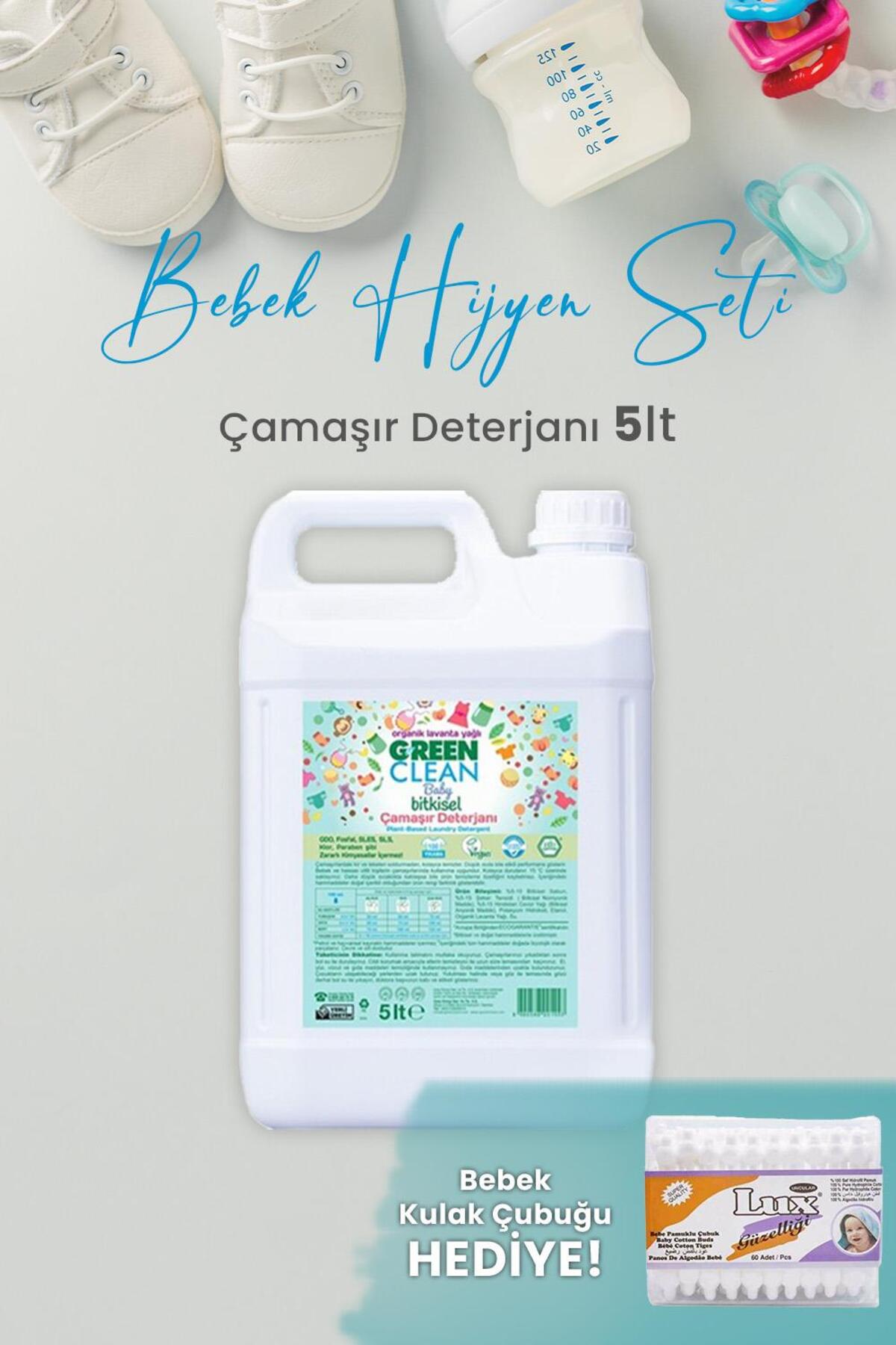 Baby Bitkisel Çamaşır Deterjanı Lavanta Yağlı 5 lt ve Hediyeli