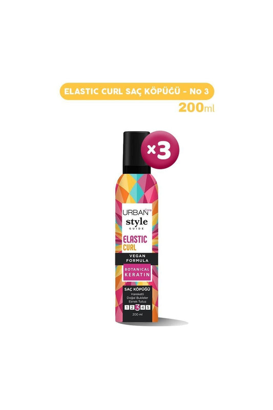 Style Guide Elastic Curl Saç Köpüğü 200 Ml No 3 X 3