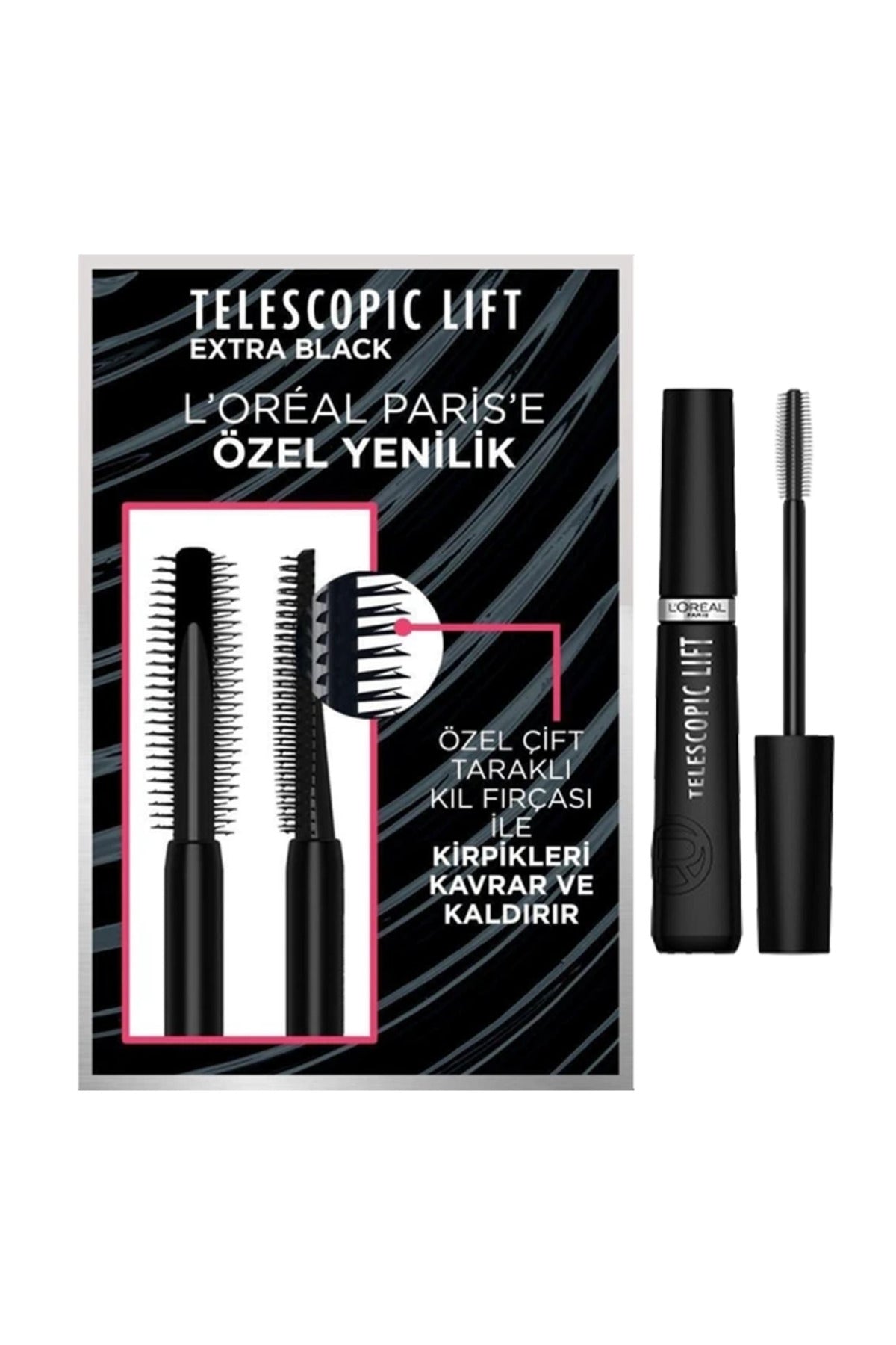 Loreal Paris Telescopic Maskara - Siyah, Aydınlatıcı Göz Kremi C Vitamini 15 ml ve ROSIE