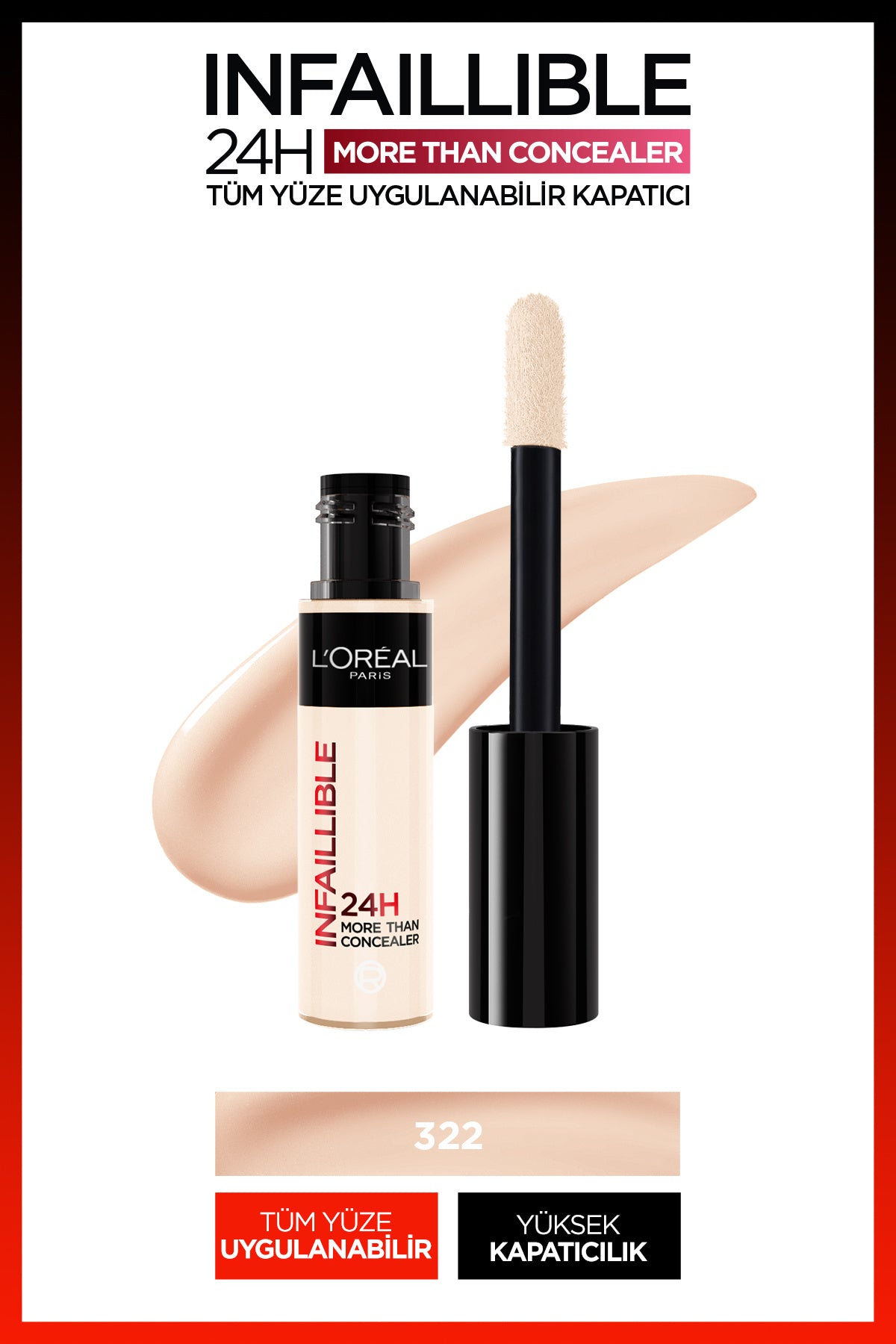 Infaillible Tüm Yüze Uygulanabilir Kapatıcı 322 Neutre Concealer