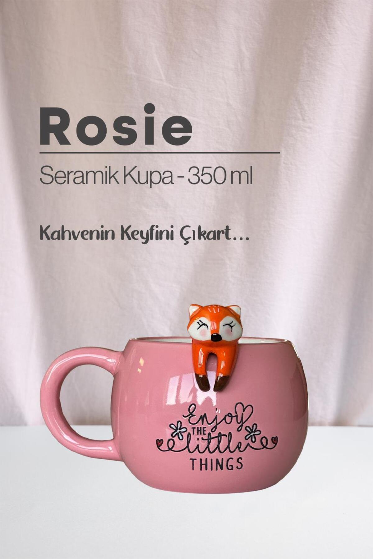 Unicorn ve Tilki Seramik Kupa 350 ml